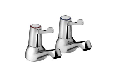 Bristan Value 3" Lever Basin Taps 1/2" Chrome VAL2 1/2 C CD-Bristan-Oceanair