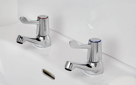 Bristan Value 3" Lever Basin Taps 1/2" Chrome VAL2 1/2 C CD-Bristan-Oceanair