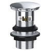 Viva Round Clicker Plug Slotted Basin Waste Chrome BW001-Mercantile Ventures Ltd-Oceanair