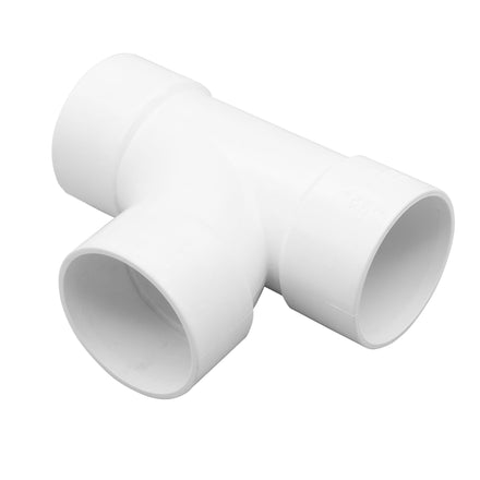 FloPlast ABS Solvent Weld Swept Tee White 32mm WS22W-Floplast (Via Nmbs)-Oceanair