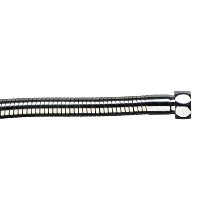Croydex Stretch Reinforced Shower Hose Chrome 1.5m - 2m Large Bore AM156041-Croydex-Oceanair