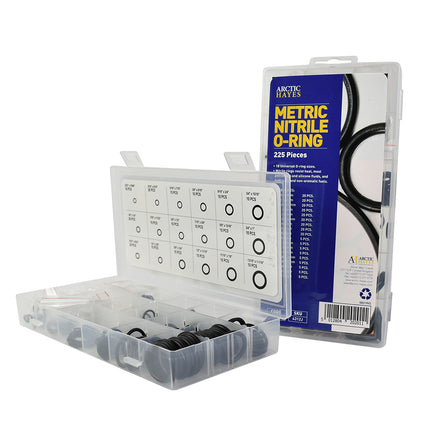 Arctic Hayes Metric Nitrile O Ring Assortment Washer Kit Front & Inside