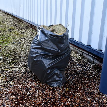 Arctic Hayes Heavy Duty Black Rubble Sacks On Site