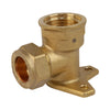 Brass Compression Adapting 90 Degree Wall Plate Elbow 15mm x 1/2" COWPE-15D-Navigator MSL Ltd-Oceanair