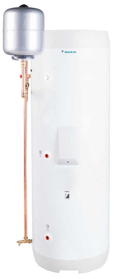 Daikin 300L Unvented Heat Pump Cylinder with Booster Heater EKHWSU300D3V3-Daikin-Oceanair