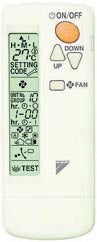 Daikin Air Conditioning BRC7FA532FB Wireless Remote Black-Daikin-Oceanair