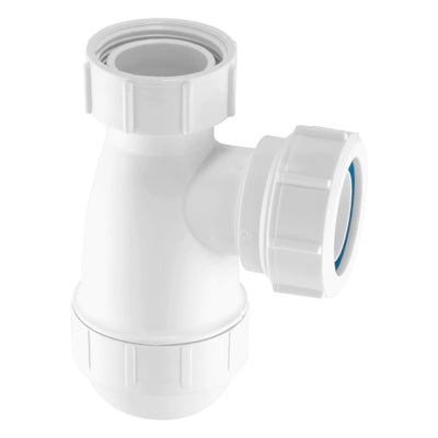 McAlpine E10 Bottle Trap White 32mm