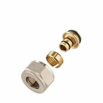 Oceanfloor Euroconus Pipe Connector 16mm X 2mm OF-0014-TUS (Trade Underfloor Supplies) Ltd-Oceanair