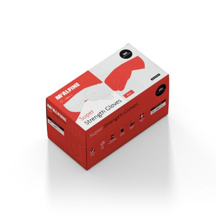 McAlpine Super Strength Powder Free Disposable Nitrile Gloves (100 Pk)-Arctic Hayes Ltd (Via Nmbs)-Oceanair