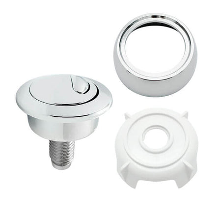 Siamp Optima 50 Dual Flush Push Button Chrome 34495009-Siamp Limited (Via Nmbs)-Oceanair