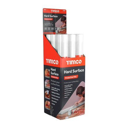 Timco Protective Film for Hard Surfaces 25m x 0.6m Roll 25HP In POS