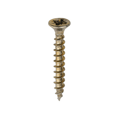 Timco 40030SOLOC Solo Chipboard & Woodscrews PZ2 Double Countersunk 4.0 X 30 Single Screw