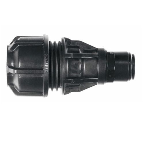 Philmac 1332 3G Metric/ Imperial Joiner PE x Copper 25mm 3/4” X 22mm-Aliaxis-Oceanair