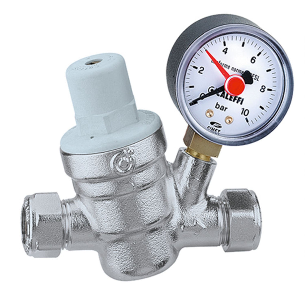Altecnic 533 Series 22mm Pressure Reducing Valve Cold Water With Gauge 533851