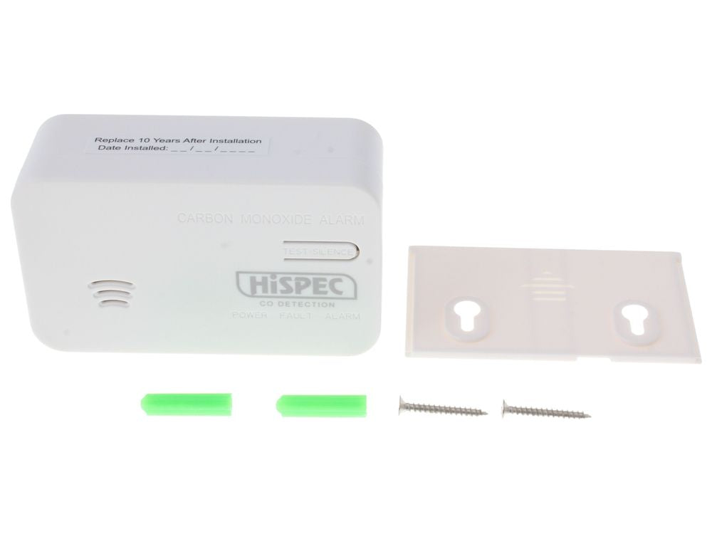 Hispec HSA/BC/10 10-Year Carbon Monoxide Detector-Direct Heating Spares-Oceanair