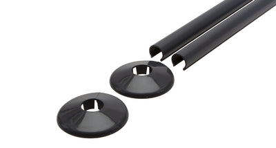 Talon Snappit Radiator Tail Pipe Covers and Collars Anthracite Grey 200mm ACSNA/K2