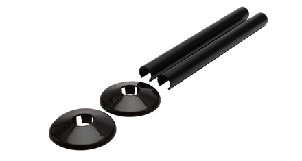 Talon Snappit Radiator Tail Pipe Covers and Collars Black 200mm ACSNB/K2