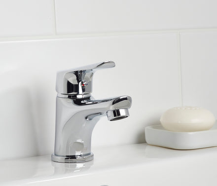 Bristan Aster Basin Mixer Tap With Clicker Waste Chrome AST BAS C-Bristan-Oceanair