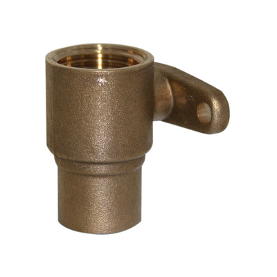 Navigator Brass Straight Wallplate Adapter 15mm x 1/2" BFGASWPS-15D