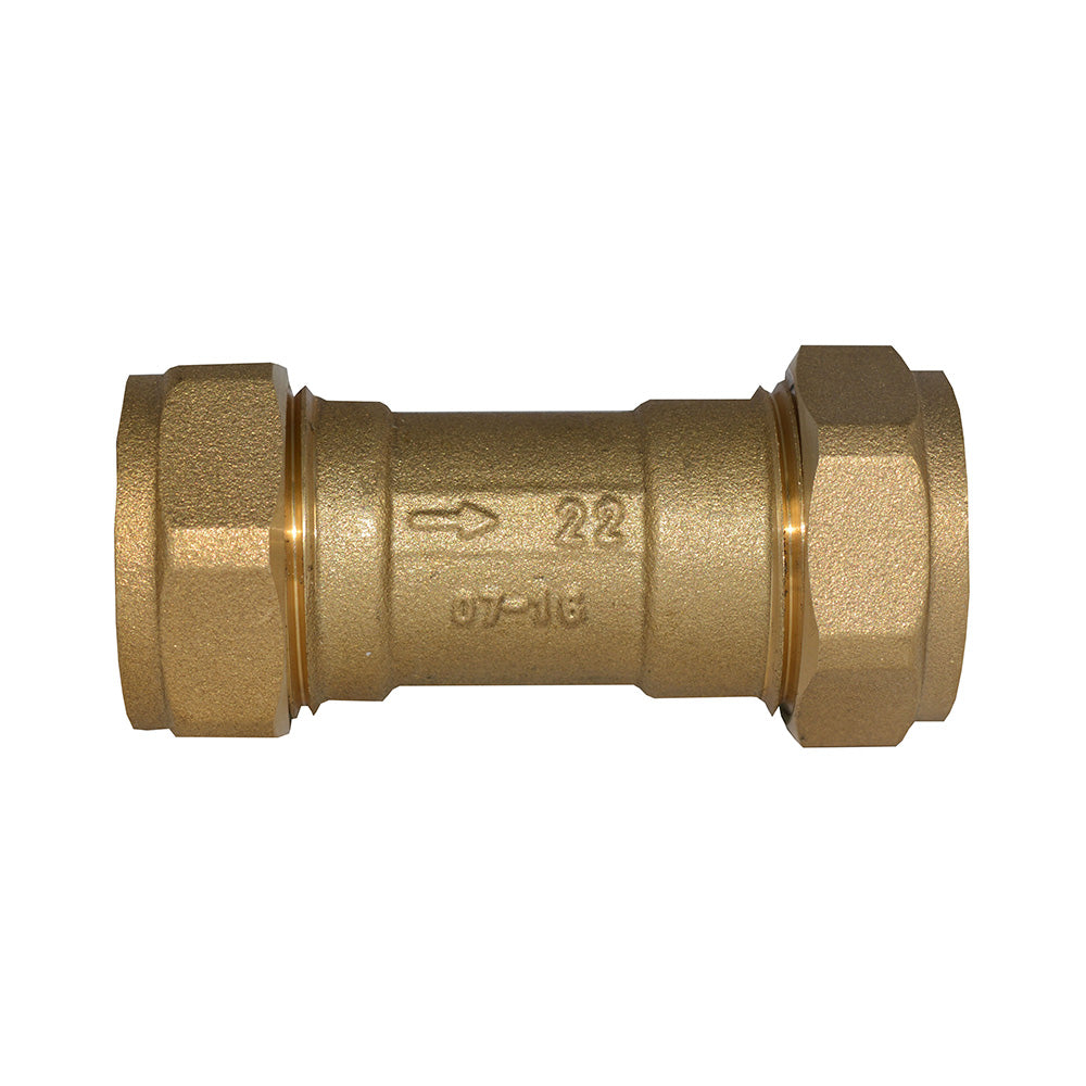Navigator Brass Single Check Valve 22mm BFSCV-22