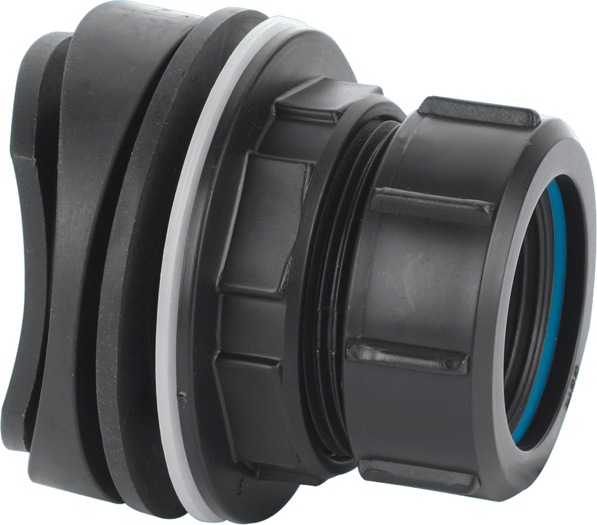 McAlpine Mechanical Soil and Rainwater Pipe Boss Connector 1 1/4" Black BOSSCONN1.25BL