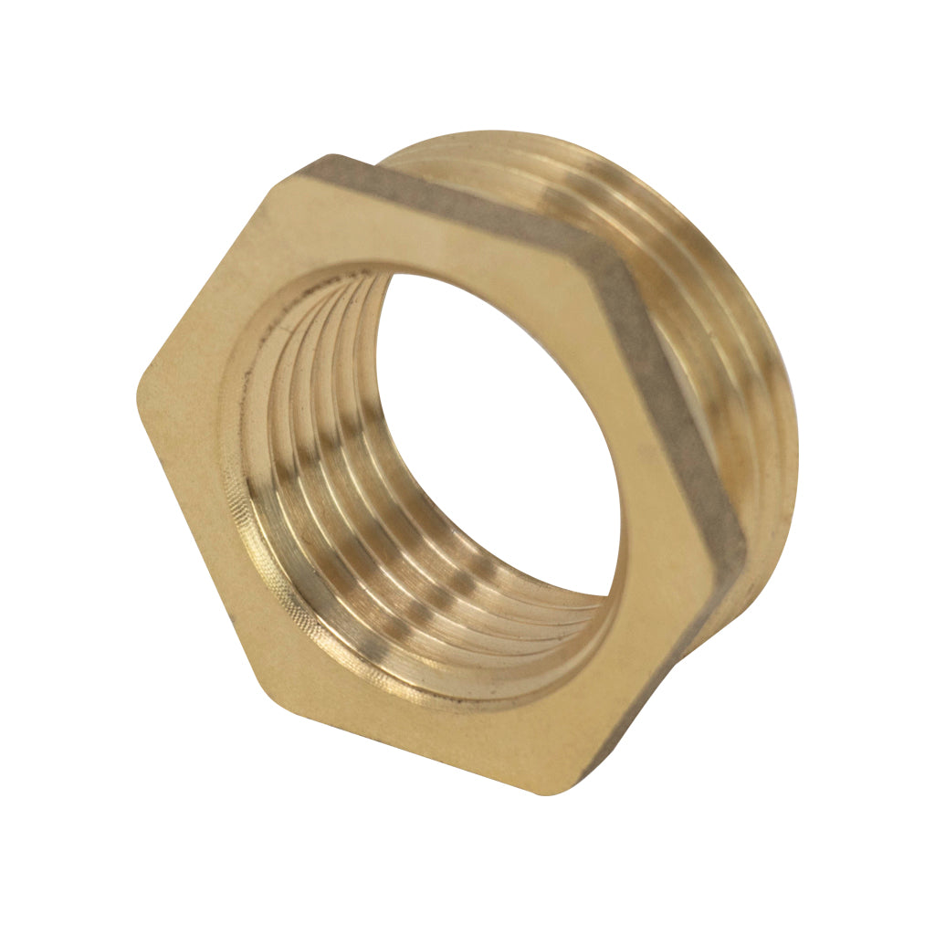 Brass Hexagon Bush 3/4" X 1/2" BRBUSH-ED