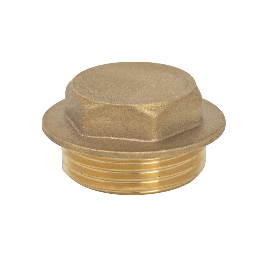 Brass Flanged Plug 1/2" BRFP-D