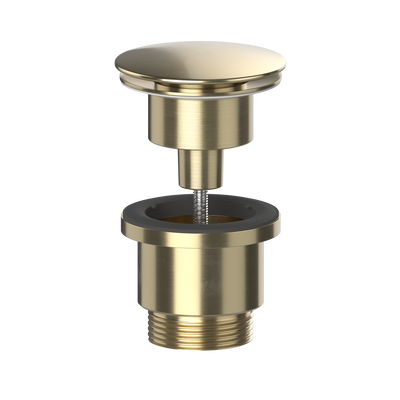 Viva Universal Basin Waste Brushed Brass 1 1/4" BWUNI/BB