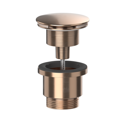 Viva Universal Basin Waste Brushed Copper 1 1/4" BWUNI/BC