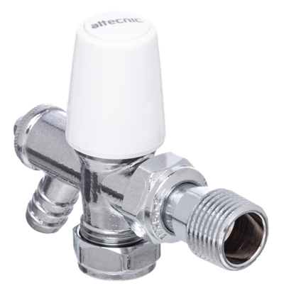 Altecnic Angled Drain Off Radiator Valve with Lockshield CEMDRN15-Altecnic Ltd-Oceanair