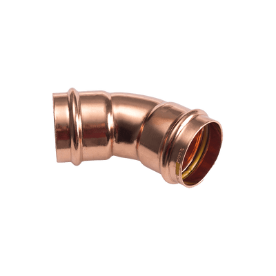 Conex Banninger B Press Copper Gas 45 Degree Obtuse Elbow 15mm PG5041 0150000 - B Press Street Elbow - CONEX UNIVERSAL LIMITED - Oceanair