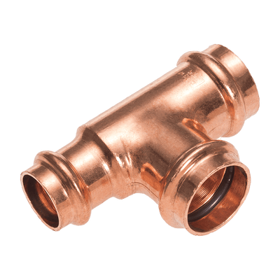 Conex Banninger B Press Copper Reduced End Tee 22mm x 15mm x 22mm P5130 02222015 - B Press Reduced End and Branch Tee - CONEX UNIVERSAL LIMITED - Oceanair