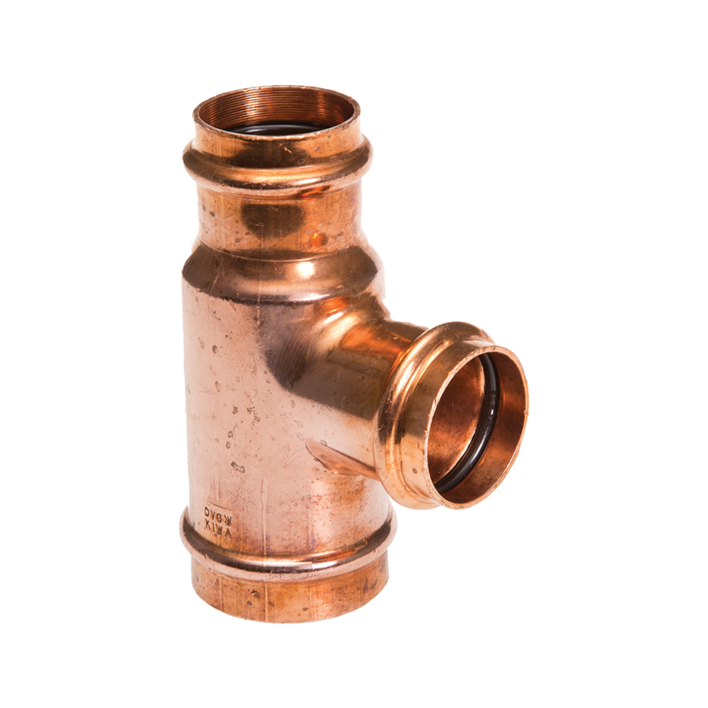 Conex Banninger B Press Copper Reduced End and Branch Tee 28mm x 22mm x 22mm P5130 02822022 - B Press Reduced End and Branch Tee - CONEX UNIVERSAL LIMITED - Oceanair