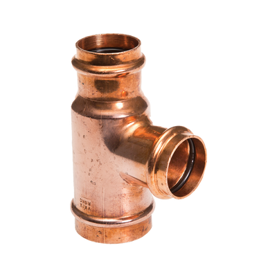 Conex Banninger B Press Copper Reduced End and Branch Tee 22mm x 15mm x 15mm P5130 02215015 - B Press Reduced End and Branch Tee - CONEX UNIVERSAL LIMITED - Oceanair