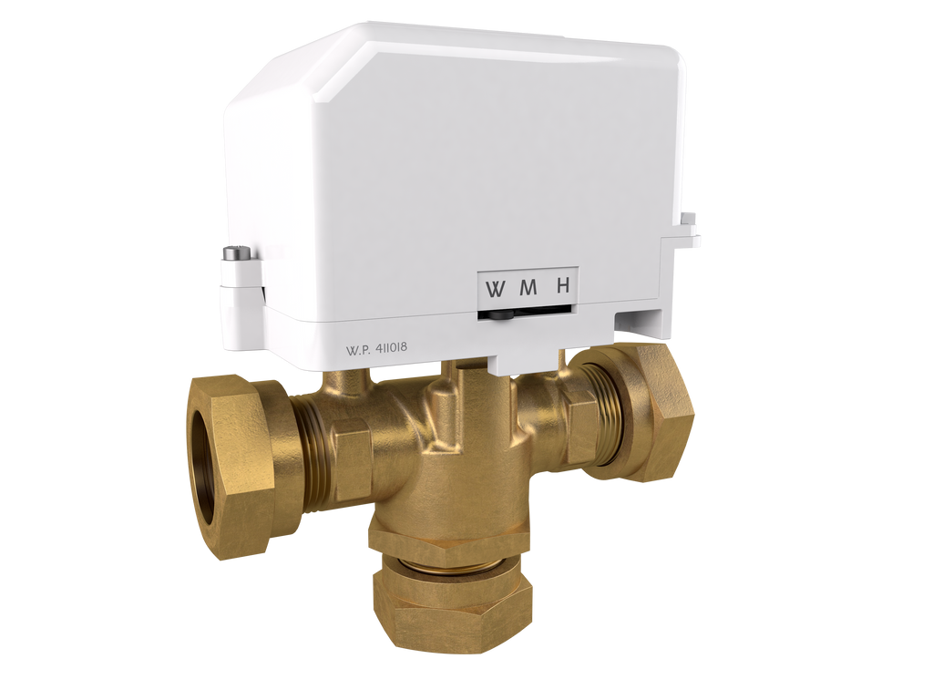 Drayton 27101 22mm 3 Port Motorised Valve Mid Position