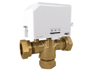 Drayton 27101 22mm 3 Port Motorised Valve Mid Position