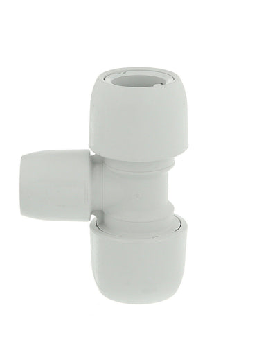 Hep2O Plastic Push-Fit Reducing Tee White 15mm x 15mm x 10mm-Wavin Uk Ltd (Via Nmbs)-Oceanair