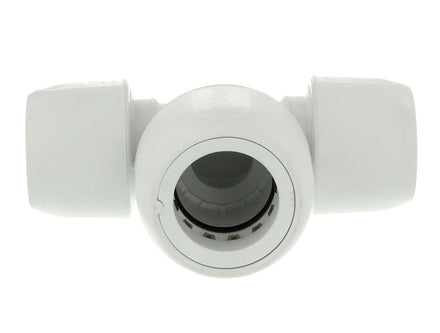 Hep2O Plastic Push-Fit Reducing Tee White 15mm x 15mm x 22mm HD18/22W-Wavin Uk Ltd (Via Nmbs)-Oceanair