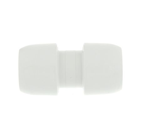 Hep2O Plastic Push-Fit Equal Coupler 15mm White-Wavin Uk Ltd (Via Nmbs)-Oceanair