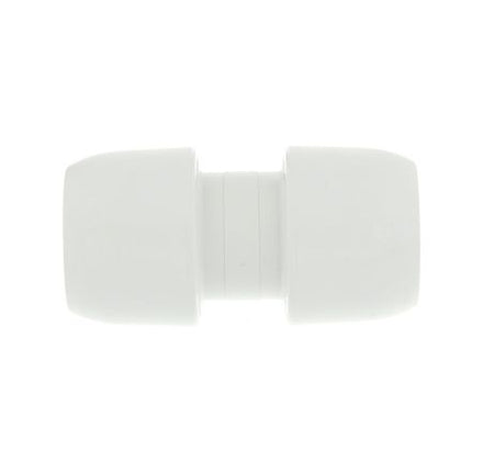 Hep2O Plastic Push-Fit Equal Coupler 15mm White-Wavin Uk Ltd (Via Nmbs)-Oceanair