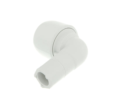 Hep2O Plastic 90° Spigot Elbow Single Socket 10mm White-Wavin Uk Ltd (Via Nmbs)-Oceanair