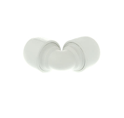 Hep2O Plastic Push-Fit Equal 90° Elbow 15mm White-Wavin Uk Ltd (Via Nmbs)-Oceanair