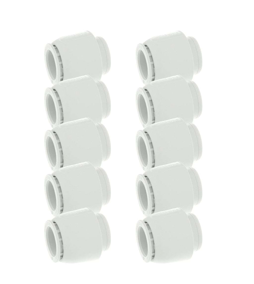 Hep2O Plastic Push-Fit Stop End 10mm White HD62/10W-Wavin Uk Ltd (Via Nmbs)-Oceanair