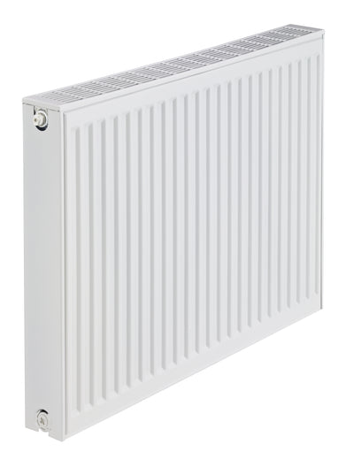 Henrad Compact Type 21 Double Panel Plus Single Convector Radiator 600mm x 600mm White 2753BTU