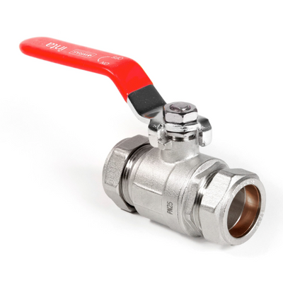 Inta 28mm I-Ball Full Bore Red Lever Handle Ball Valve LBV209328R-Intatec-Oceanair
