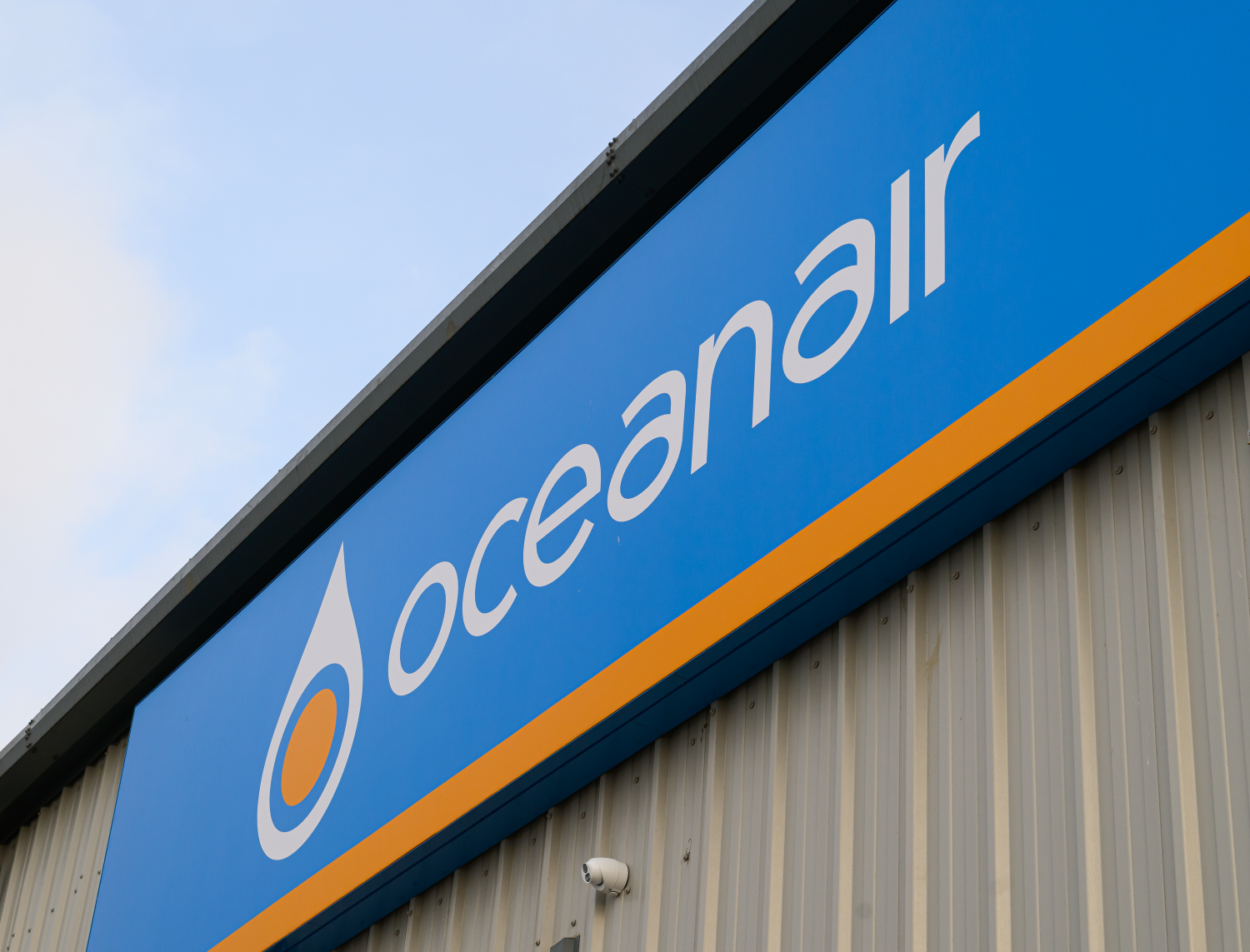 Oceanair store sign with logo