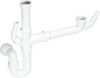 McAlpine 1 1/2" Bowl and a Half Sink Kit & Trap White 40mm SK1A-Mcalpine & C0 Ltd-Oceanair