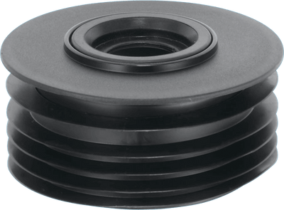 McAlpine DC2-BL Black Drain Reducer Connector 110mm X 1 1/4" & 1 1/2"-Mcalpine & C0 Ltd-Oceanair