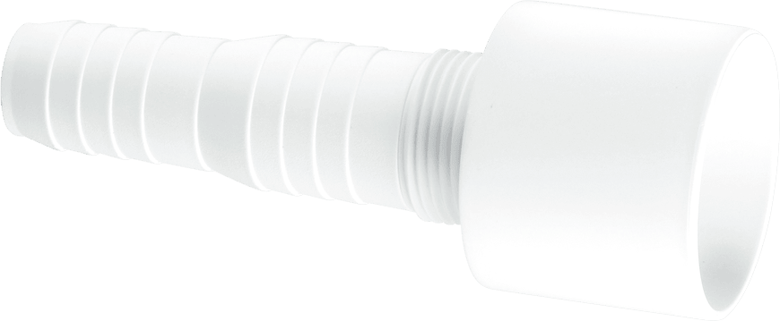 McAlpine WMF3 Straight Nozzle 1 1/2" White 40mm