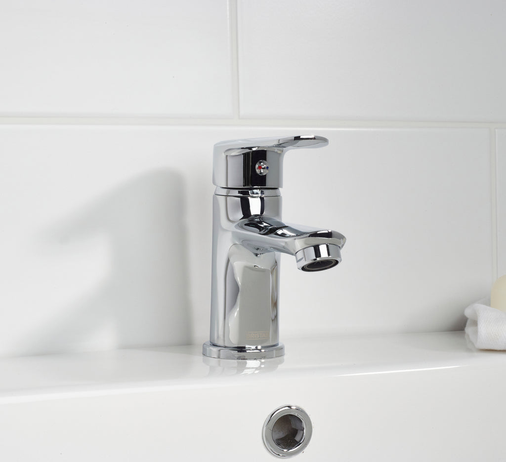 Bristan Opus Basin Mixer Tap With Clicker Waste Chrome OPS BAS C-Bristan-Oceanair